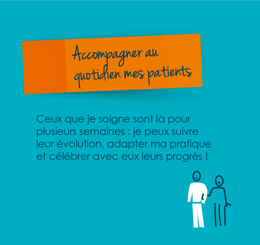 Accompagner au quotidien mes patients